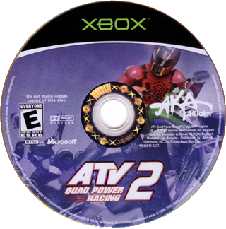 ATV Quad Power Racing 2 (USA) Game Disc